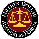 million dollar advocates forum award logo