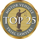 top 25 motor vehicle trial lawyers award logo