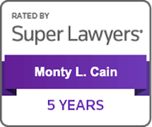 Super Lawyers Monty L Cain 5 Years
