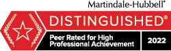 Peer Rated for High Professional Achievement 2022