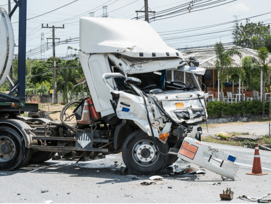 Accident de camión en Oklahoma City