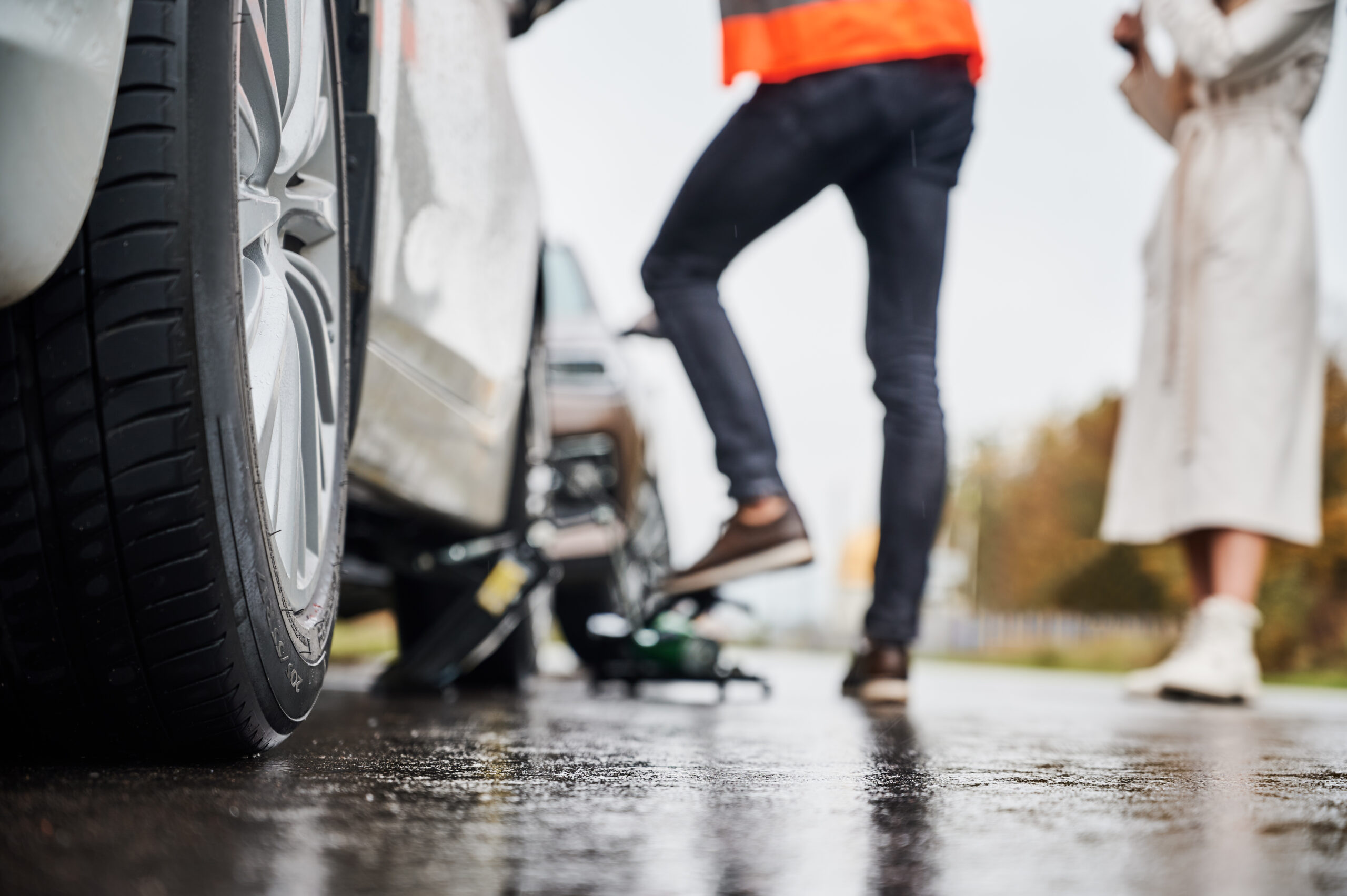 car repairs during rain