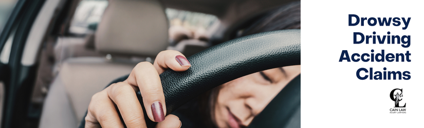 branded with image of driver asleep behind the wheel