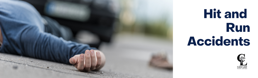 branded with image of pedestrian hit and car in background