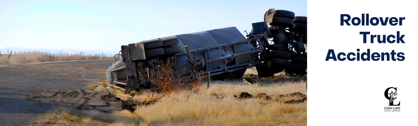 branded with image of roll over truck