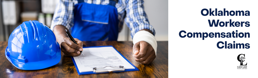 branded with image of injured working filing out injury form